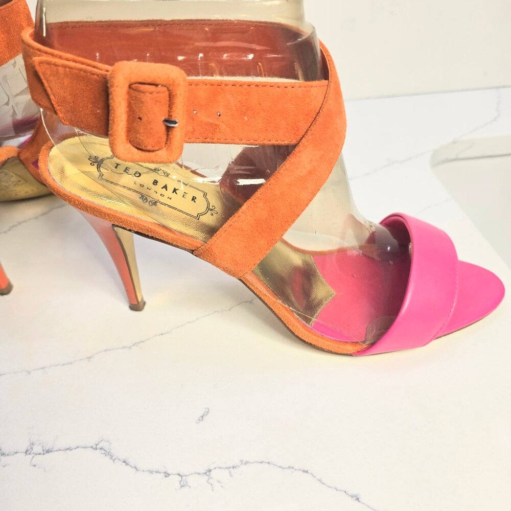 TED BAKER Jolea Colorblock Heels - Size 9 - Picture 7 of 10